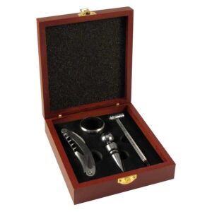 Caja set accesorios vino personalizable
