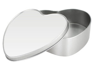 Caja metálica corazón