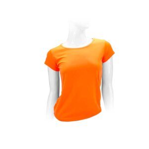 Polera manga corta poli&eacute;ster mujer personalizable, vista 6