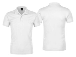 Polera poliéster hombre con cuello 9 Polera poliéster hombre con cuello personalizable, vista 2