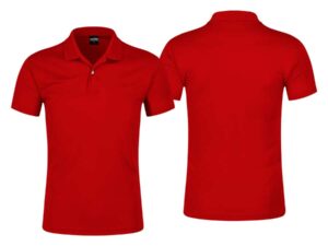 Polera poliéster hombre con cuello 11 Polera poliéster hombre con cuello personalizable, vista 4