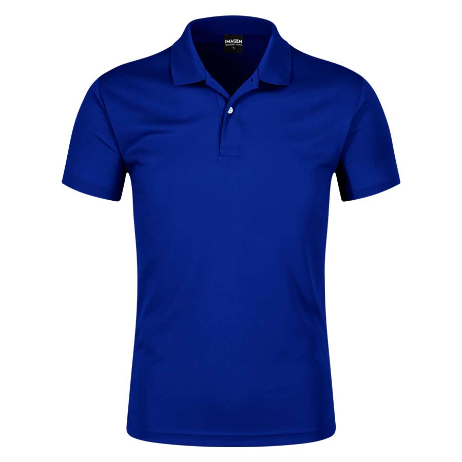 Polera poliéster hombre con cuello 1 Polera poliéster hombre con cuello personalizable