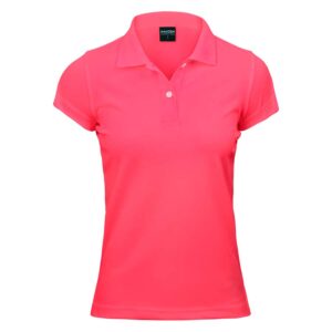 Polera poliéster mujer con cuello personalizable