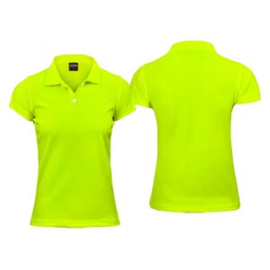Polera poli&eacute;ster mujer con cuello personalizable, vista 5