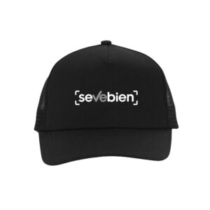 Gorra Trac personalizable, con logo impreso, negro