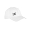 Gorra Livi 5 alt promocional publicitario gorra G221 blanco 2 logo
