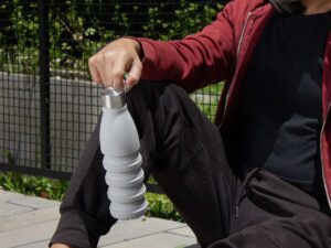 Botella plegable ecológica