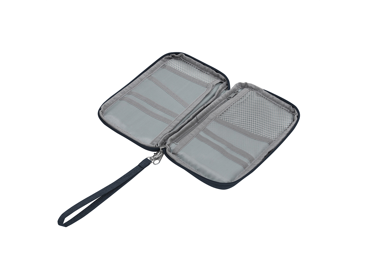 Billetera Wally 4 Billetera Wally personalizable, color azul
