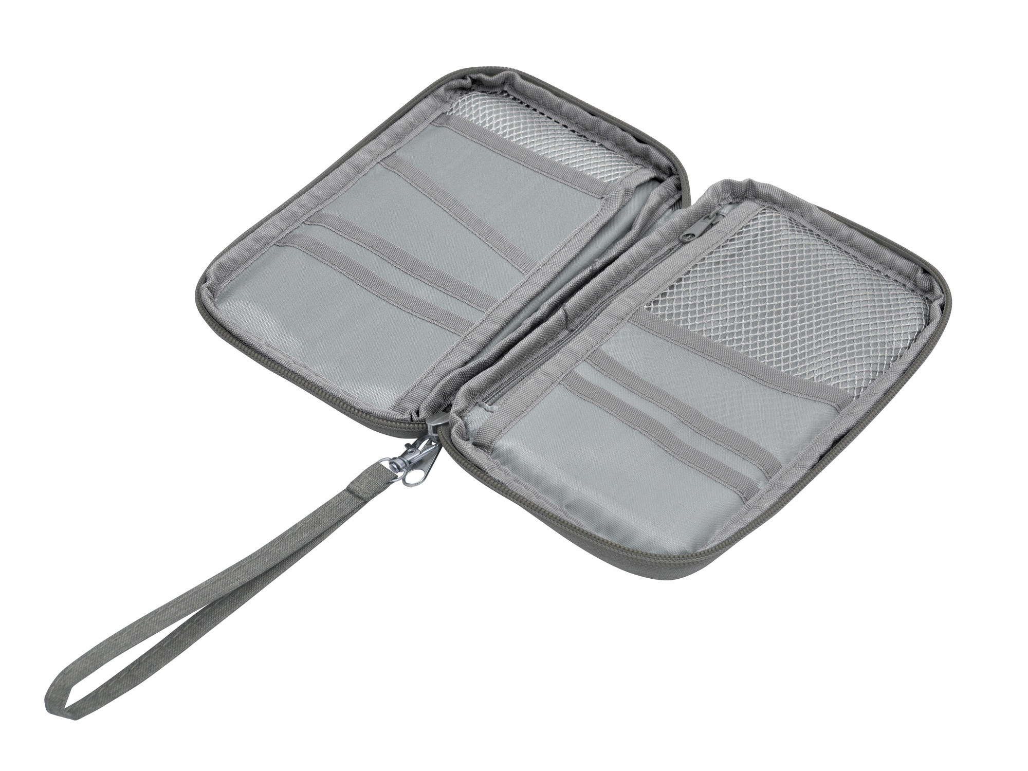 Billetera Wally 9 Billetera Wally personalizable, color gris