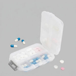 Pastillero Pl&aacute;stico Doctor con 10 compartimentos personalizable, vista 4