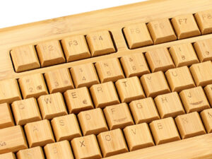 Teclado bamboo 5 Teclado bamboo personalizable, vista 3