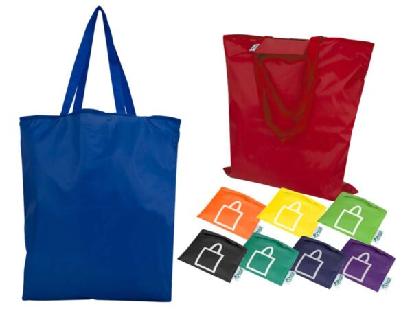 Bolsa de compras compactable en tela RPET