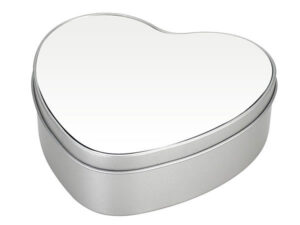 Caja metálica corazón