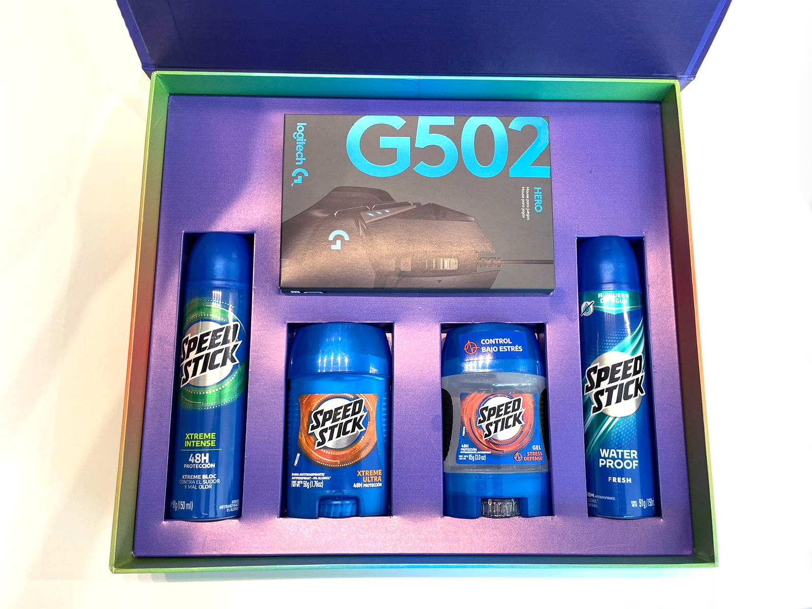 Caja influencer speed stick cup