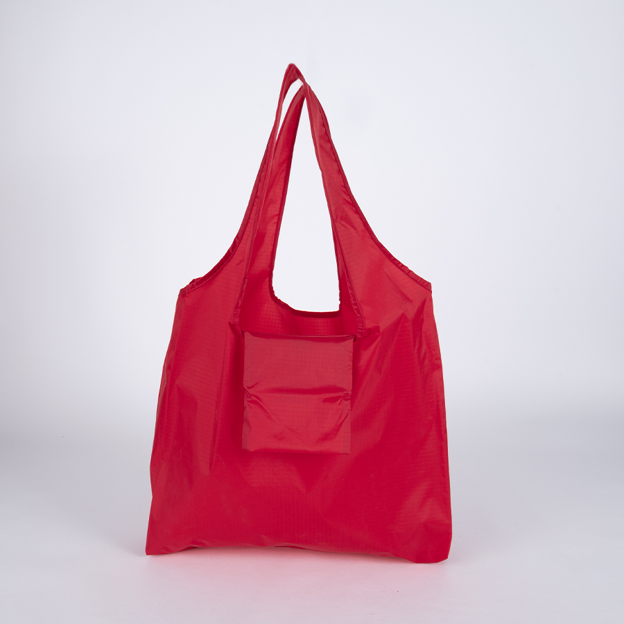 Bolsa plegable de compras en tela reciclada RPET 15L 9 Bolsa plegable de compras en tela reciclada RPET 15L - Imagen 9