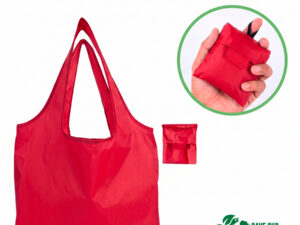 Bolsa plegable de compras en tela reciclada RPET 15L