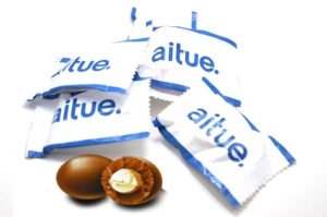 Dos vizzio en sachet con logotipo personalizable