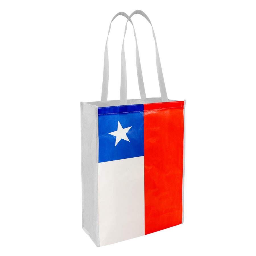 Bolsa tnt bandera chilena mediana 3 Bolsa tnt bandera chilena mediana - Imagen 3