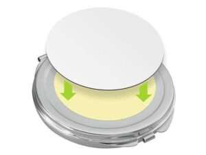 Espejo Metálico Redondo Sublimación