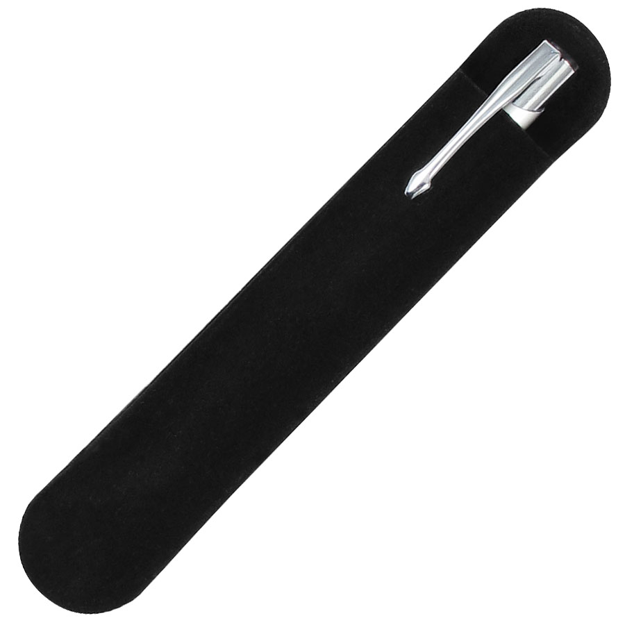 Funda pana negra bolígrafo 1 Funda pana negra bolígrafo personalizable