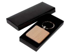 Llavero Cuadrado de Madera Llavero Cuadrado de Madera