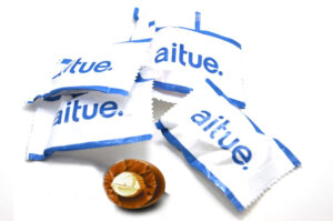 Vizzio en sachet con logotipo personalizable
