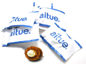 Vizzio en sachet con logotipo