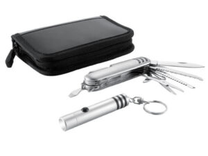 Set cortaplumas y linterna