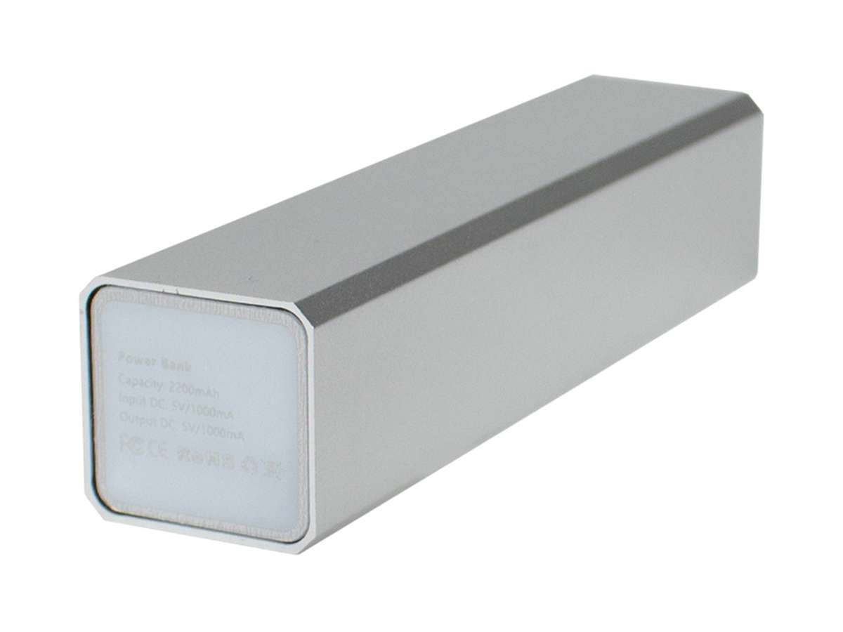 Power Bank metálico 2200mAh Power Bank metálico 2200mAh - Imagen 2