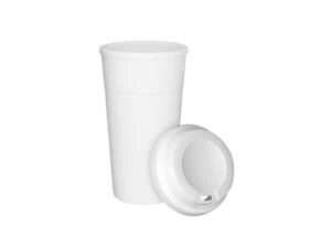 Vaso Blanco Para Café