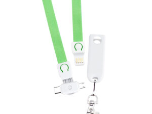 Lanyard multicargador 25 verde 2 10